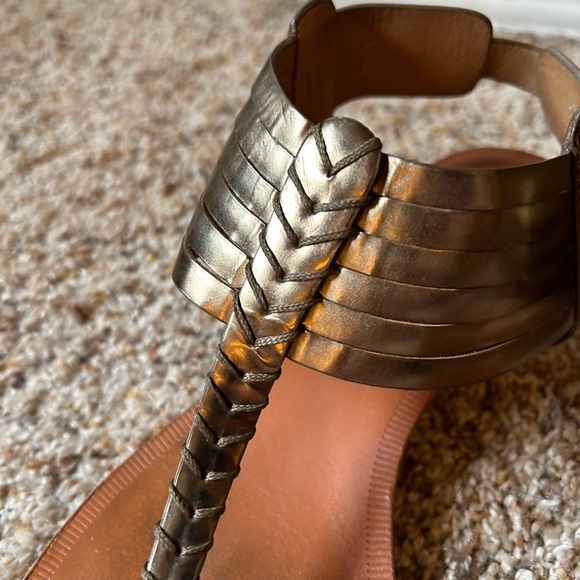Coach Gladiator Sandals Metallic Bronze 7 - Picture 5 of 8